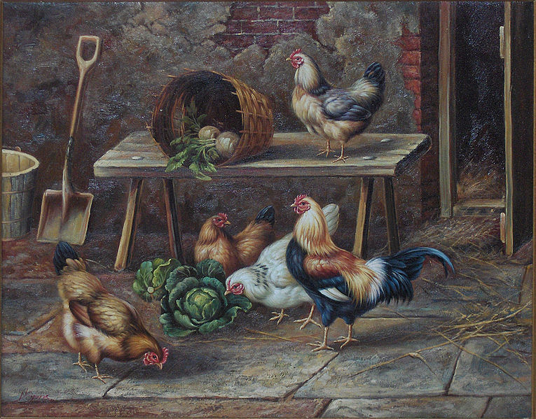 Jenny Hoppe The chicken family